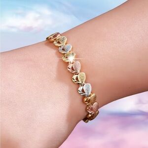 Tri-Color Gold tone bracelet